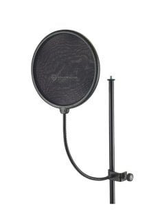 K&M 23966 POP SHIELDS BLACK LARGE