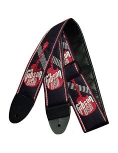 GIBSON ASGG-600 STRAP GIBSON LOGO RED TRACOLLA