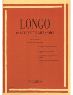 LONGO 40 STUDIETTI MELODICI PER PICCOLE MANI SENZA OTTAVE