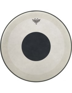 REMO P3-1122-10 POWERSTROKE 3 BLACK DOT COATED FOR BASS DRUM