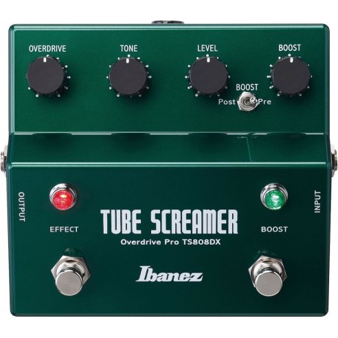 IBANEZ TS808DX TUBE SCREAMER + BOOSTER