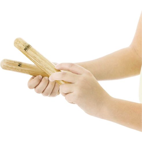 NINO PERCUSSION WOOD CLAVES MEDIUM 574