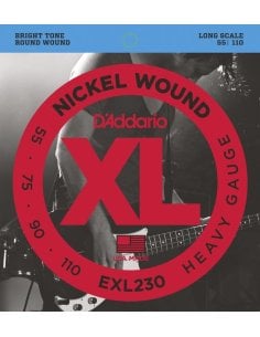 D'ADDARIO EXL230 SET BASSO 55-110 LONG SCALE