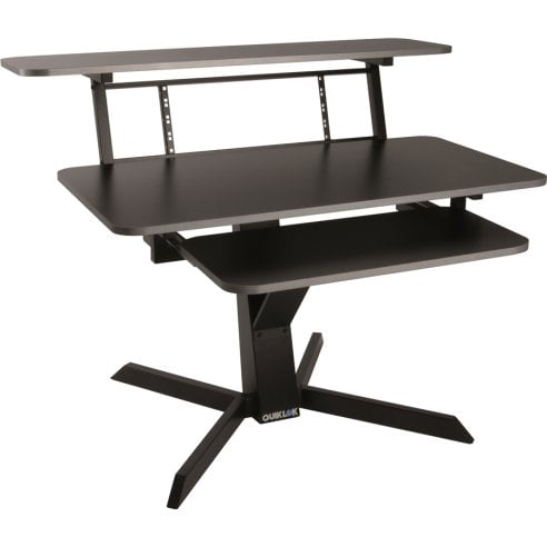 QUIK LOK Z460 WORKSTATION 3 RIPIANI CON RACK NERO
