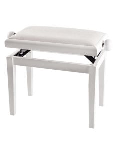 GEWA PANCA PIANOFORTE DELUXE BIANCA SATINATA/NERA 130020