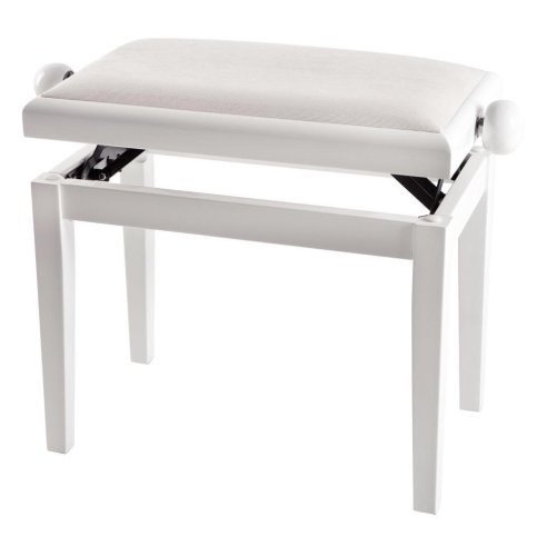 GEWA PANCA PIANOFORTE DELUXE BIANCA SATINATA/NERA 130020