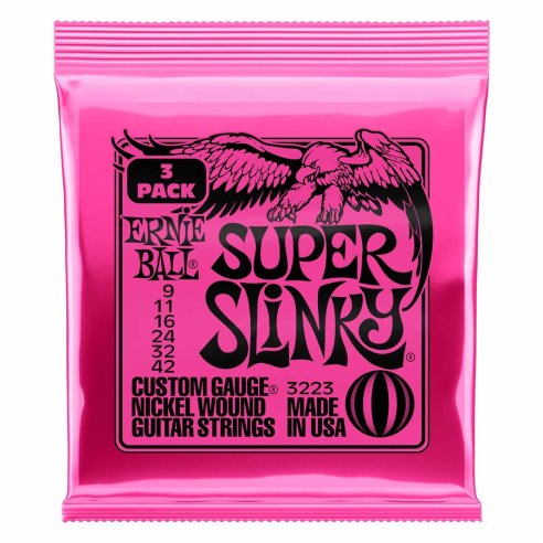 ERNIE BALL 3223 SUPER SLINKY 3-PACK