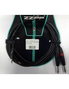 ZZIPP YZZP300 CAVO MINI JACK 3.5 ST 2 JACK MONO 6.3 3 METRI