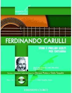 CARULLI STUDI E PRELUDI SCELTI CHITARRA + CD