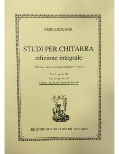 SOR STUDI PER CHITARRA EDIZ INTEGRALE VOL2 OP. 31, 35
