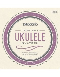 D'ADDARIO EJ88C UKULELE CONCERTO NYLON TECH.