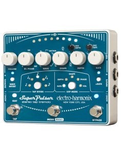 ELECTRO HARMONIX SUPER PULSAR STEREO TAP TEMPO TREMOLO