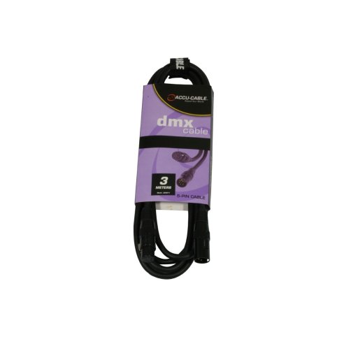 AMERICAN DJ AC-DMX5/3 CAVO DMX 3 METRI  XLR 5 POLI