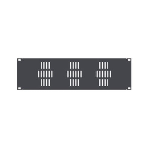 APEXTONE AP-RR3UV PANNELLO RACK CIECO 3 UNITA' VENTILATO