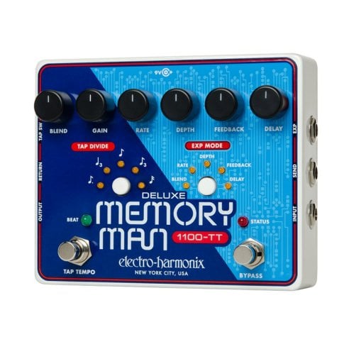 ELECTRO HARMONIX DELUXE MEMORY MAN WITH TAP TEMPO 1100