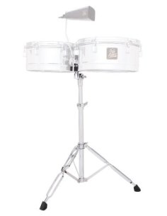 LP A258 SUPPORTO IN ACCIAIO PER COPPIA TIMBALES E COWBELL