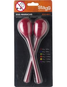 STAGG EGG-MA-L/RD EGG MARACAS