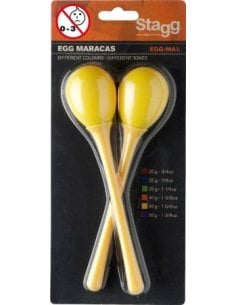 STAGG EGG-MA-L YW EGG MARACAS