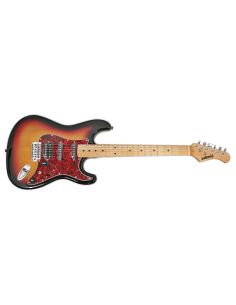 ADONIS EG482SB STRATOCASTER STYLE SUNBURST HSS
