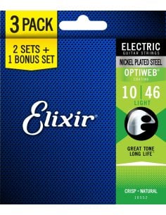 ELIXIR 16552 SET TRE MUTE19052 OPTIWEB LIGHT 10-46 ELECTRIC 2