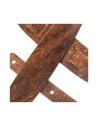 MAGRABO' HOLES HC EMBOSSED SPRING MARRONE CHIARO 6CM