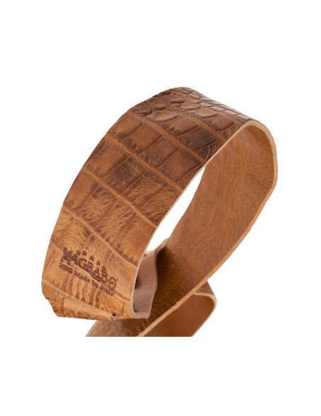 MAGRABO' HOLES HC EMBOSSED COCCO PROS MARRONE 6CM MAGRABO' HOLES HC EMBOSSED COCCO PROS MARRONE 6CM