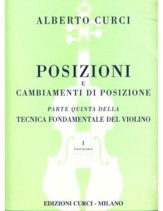 CURCI TECNICA FONDAMENTALE VIOLINO VOL.5