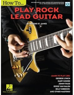 BROOKE ST. JAMES HOW TO PLAY ROCK LEAD GUITAR + VIDEO ONLINE