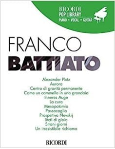 FRANCO BATTIATO RICORDI POP LIBRARY PVG