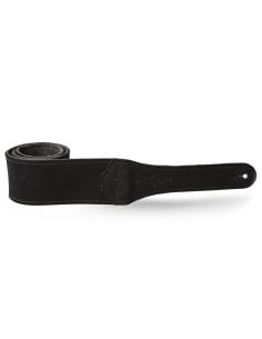 TAYLOR STRAP GEMSTONE SANDED SUEDE BLACK 2.5"