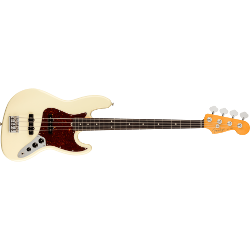 FENDER AM PRO II J BASS RW OLYMPIC WHITE