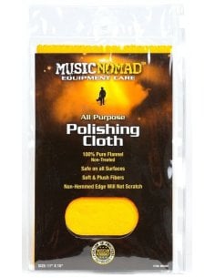 MUSIC NOMAD PURE FLANNEL POLISHING CLOTH 11X15