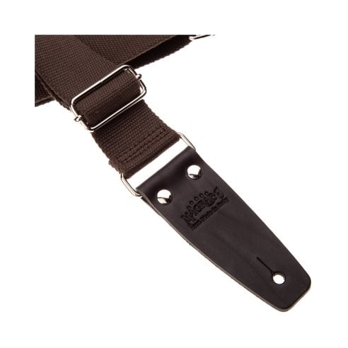 MAGRABO' STRIPE SC ENTRY MARRONE 5CM TERMINALI NERO FIBBIA ARGENTO
