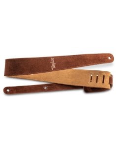 TAYLOR STRAP EMBROIDED SUEDE HONEY 2.5"