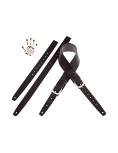 MAGRABO' TWIN BUCKLE TC CORE NERO 7cm FIBBIE CLASSIC ARGENTO