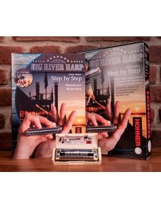 HOHNER BIG RIVER HARP STEP BY STEP PACK