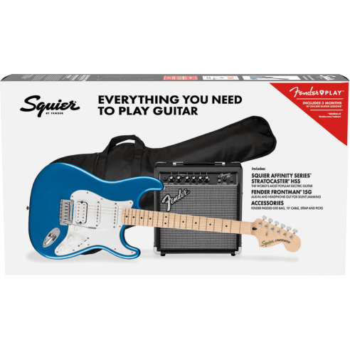 SQUIER AFFINITY STRAT PACK HSS MN LPB