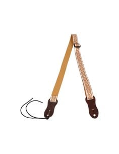 FLIGHT TRACOLLA PER UKULELE - IN NUBUK TAN/SILVER