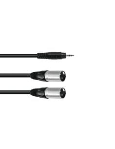 OMNITRONIC XLR M / MINI 3.5 1.5MT