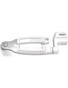 D'ADDARIO DP0002W PRO GUITAR STRING WINDER W/CUTTER WHITE