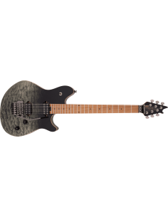 EVH WOLFGANG WG STD QM BAKED MAPLE BLACK FADE