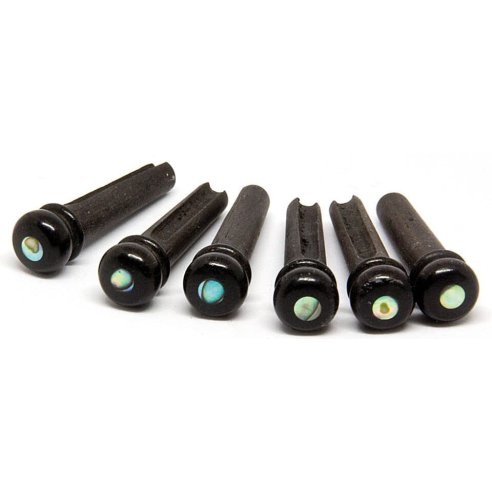 TAYLOR BRIDGE PINS EBONY/ABALONE