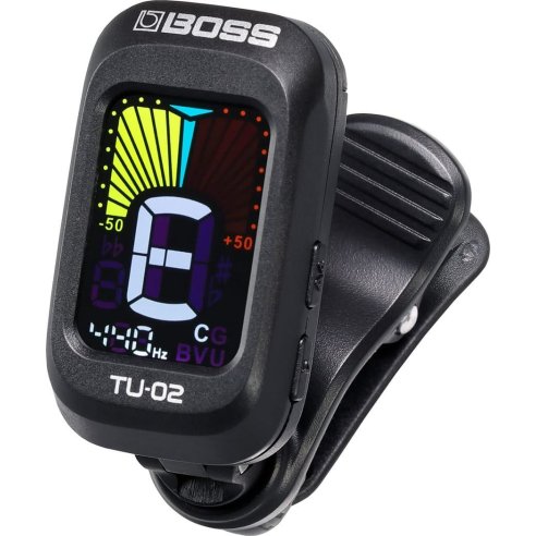 BOSS TU-02 CLIP-ON CHROMATIC TUNER
