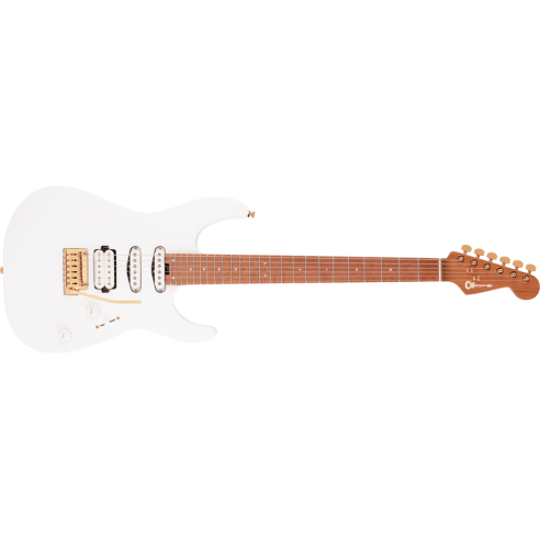 CHARVEL PRO MOD DK24 HSS 2PT CM SNOW WHITE