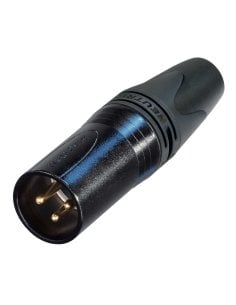 NEUTRIK NC3MXX-B XLR MASCHIO CONTATTI DORATI