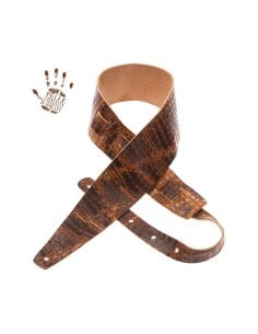 MAGRABO' HOLES HC EMBOSSED CROCO LUX MARRONE CHIARO 8CM
