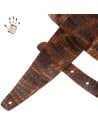 MAGRABO' HOLES HC EMBOSSED CROCO LUX MARRONE CHIARO 8CM