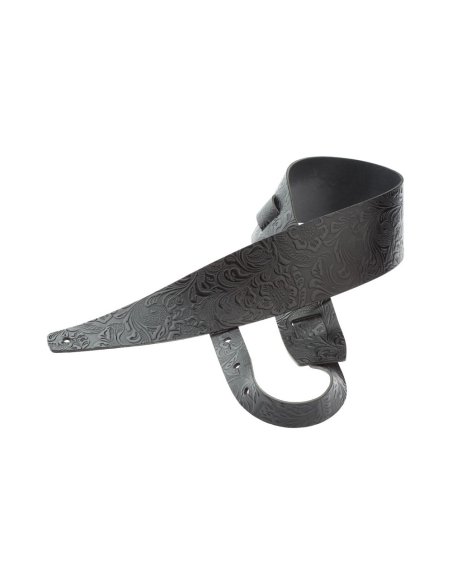 MAGRABO' HOLES HC EMBOSSED FLORES NERO 8CM MAGRABO' HOLES HC EMBOSSED FLORES NERO 8CM