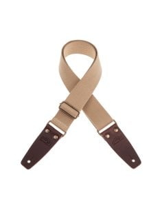MAGRABO' STRIPE SC ENTRY BEIGE 5 CM TERMINALI MARRONE SCURO FIBBIA OTTONE ANTICO