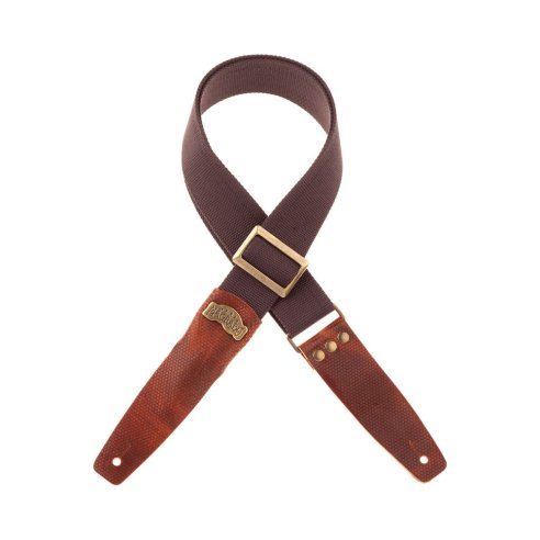 MAGRABO' STRIPE SC COTTON MARRONE 5 CM TERMINALI TWINKLE MARRONE, FIBBIA RECTA O